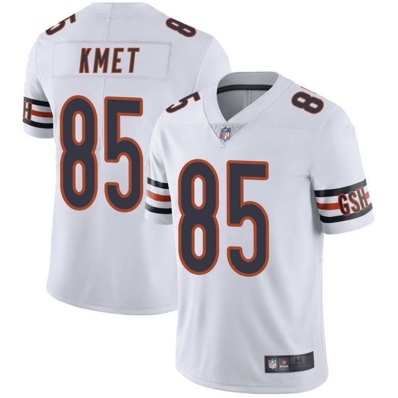 Men's Chicago Bears #85 Cole Kmet White Vapor untouchable Limited Stitched Jersey